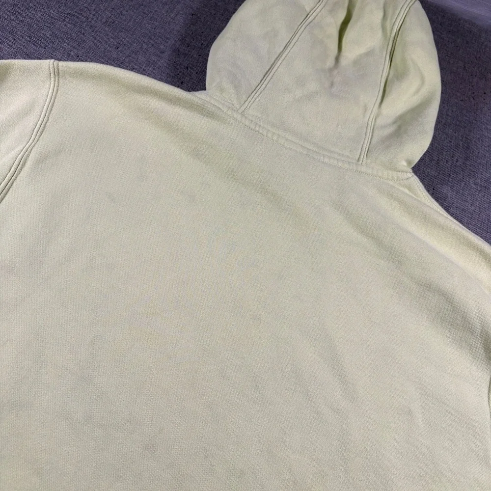 Nike Hoodie Mens Size M Lime Green Sportswear Club Fleece Pullover BV2654-736